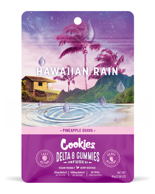 Hawaiian Rain | Delta 8 25mg GUMMIES 20ct. (500mg/pack)